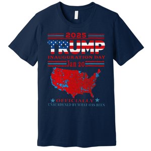 Inauguration 2025 Ly Unburdened Trump 47th President Premium T-Shirt