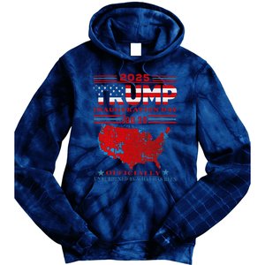 Inauguration 2025 Ly Unburdened Trump 47th President Tie Dye Hoodie