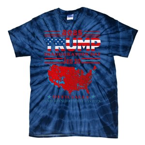 Inauguration 2025 Ly Unburdened Trump 47th President Tie-Dye T-Shirt