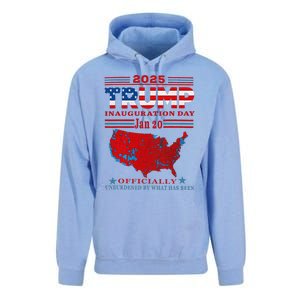 Inauguration 2025 Ly Unburdened Trump 47th President Unisex Surf Hoodie