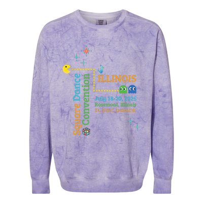 Ilsdc 2025 Square Dance Convention Colorblast Crewneck Sweatshirt