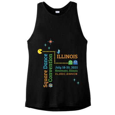 Ilsdc 2025 Square Dance Convention Ladies PosiCharge Tri-Blend Wicking Tank