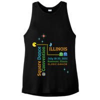 Ilsdc 2025 Square Dance Convention Ladies PosiCharge Tri-Blend Wicking Tank