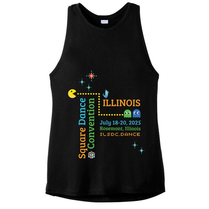 Ilsdc 2025 Square Dance Convention Ladies PosiCharge Tri-Blend Wicking Tank