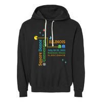 Ilsdc 2025 Square Dance Convention Garment-Dyed Fleece Hoodie