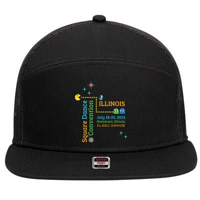 Ilsdc 2025 Square Dance Convention 7 Panel Mesh Trucker Snapback Hat