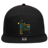 Ilsdc 2025 Square Dance Convention 7 Panel Mesh Trucker Snapback Hat