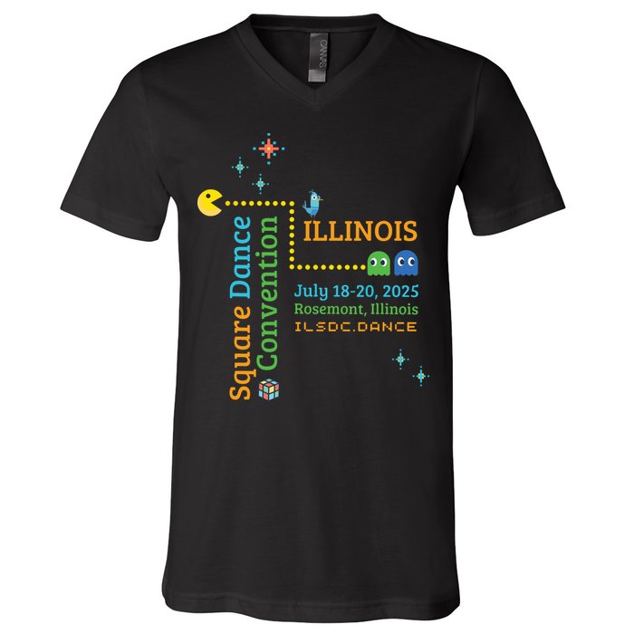 Ilsdc 2025 Square Dance Convention V-Neck T-Shirt