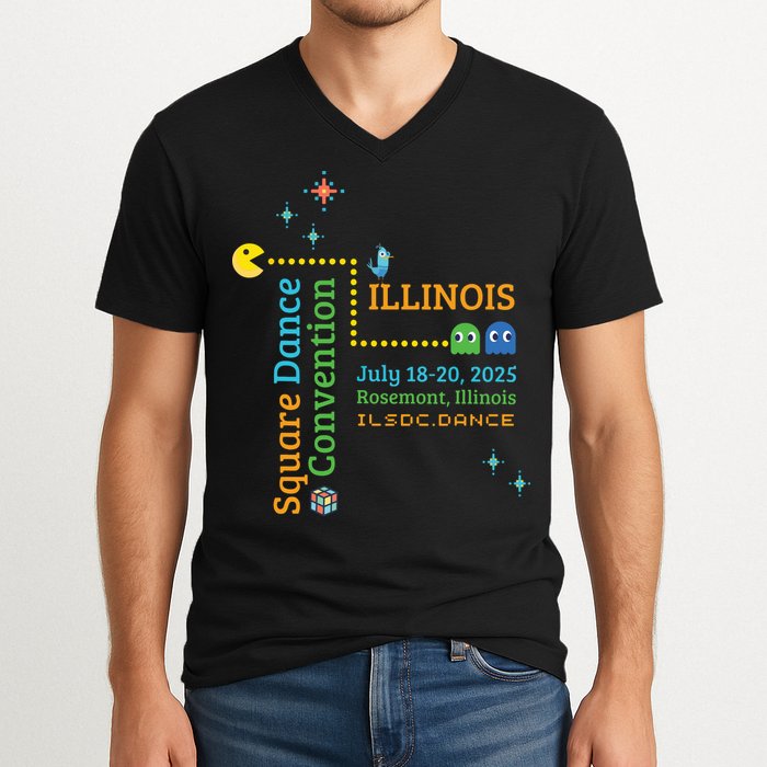 Ilsdc 2025 Square Dance Convention V-Neck T-Shirt