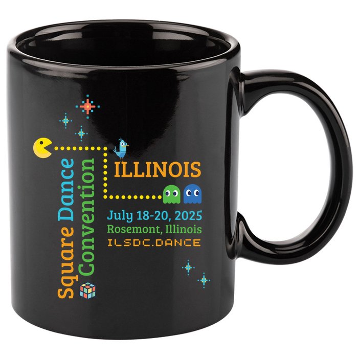 Ilsdc 2025 Square Dance Convention 11oz C Handle Ceramic Mug