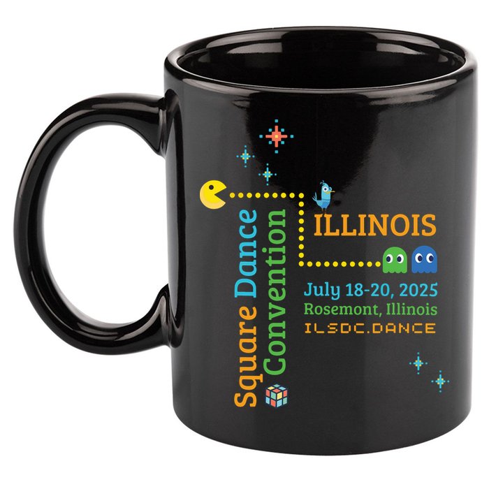 Ilsdc 2025 Square Dance Convention 11oz C Handle Ceramic Mug