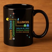 Ilsdc 2025 Square Dance Convention 11oz C Handle Ceramic Mug
