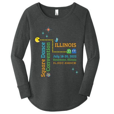 Ilsdc 2025 Square Dance Convention Women's Perfect Tri Tunic Long Sleeve Shirt