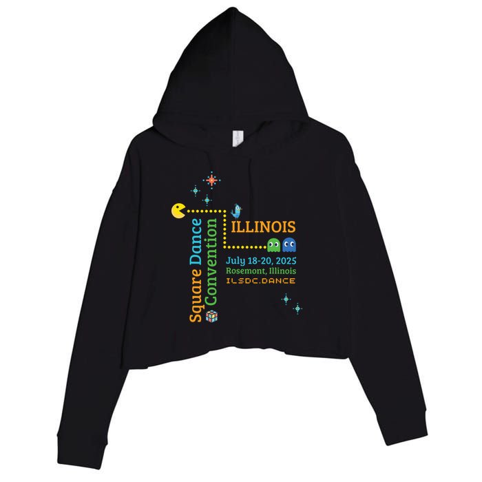 Ilsdc 2025 Square Dance Convention Crop Fleece Hoodie