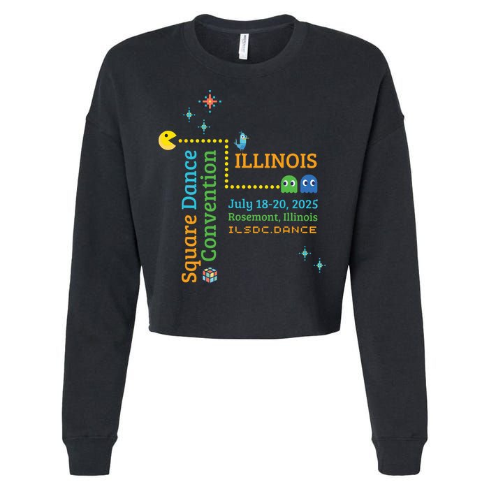 Ilsdc 2025 Square Dance Convention Cropped Pullover Crew