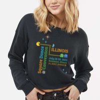 Ilsdc 2025 Square Dance Convention Cropped Pullover Crew
