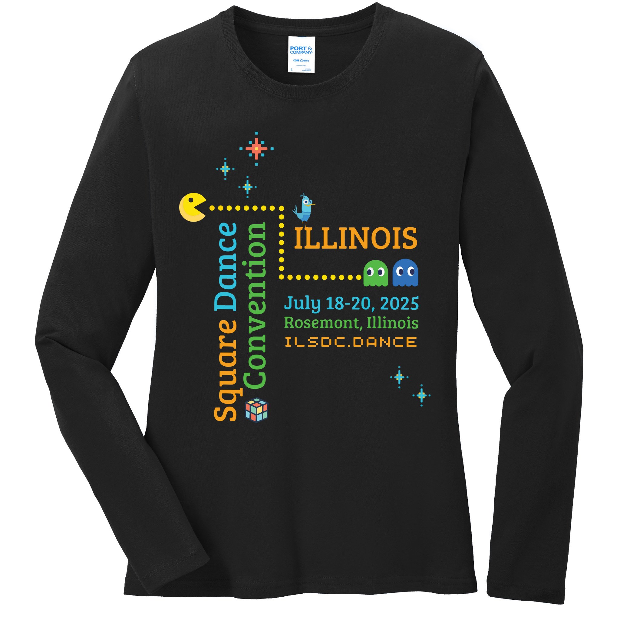 Ilsdc 2025 Square Dance Convention Ladies Long Sleeve Shirt