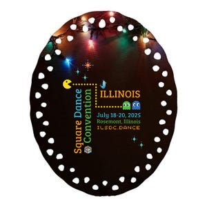 Ilsdc 2025 Square Dance Convention Ceramic Oval Ornament