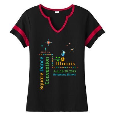 Ilsdc 2025 Square Dance Convention Ladies Halftime Notch Neck Tee