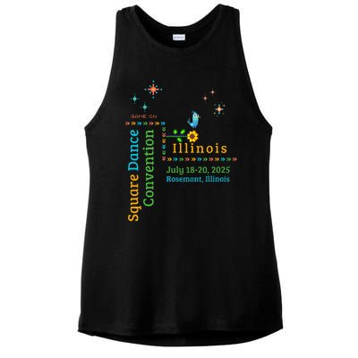 Ilsdc 2025 Square Dance Convention Ladies PosiCharge Tri-Blend Wicking Tank