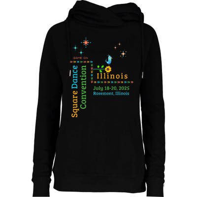 Ilsdc 2025 Square Dance Convention Womens Funnel Neck Pullover Hood