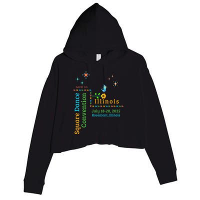 Ilsdc 2025 Square Dance Convention Crop Fleece Hoodie