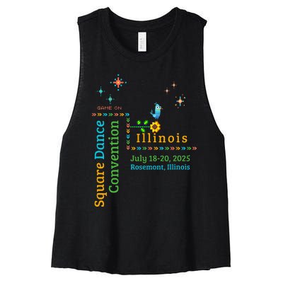 Ilsdc 2025 Square Dance Convention Women's Racerback Cropped Tank