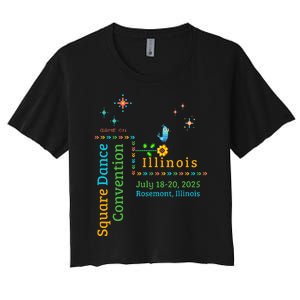 Ilsdc 2025 Square Dance Convention Women's Crop Top Tee