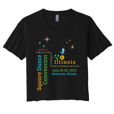 Ilsdc 2025 Square Dance Convention Women's Crop Top Tee