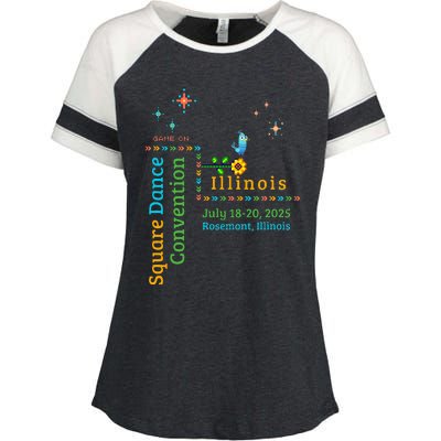 Ilsdc 2025 Square Dance Convention Enza Ladies Jersey Colorblock Tee