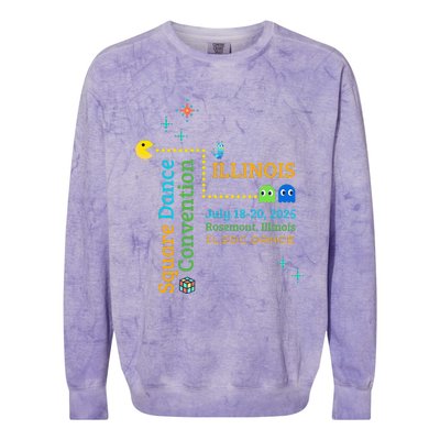 Ilsdc 2025 Square Dance Convention Colorblast Crewneck Sweatshirt