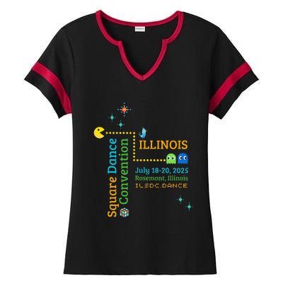 Ilsdc 2025 Square Dance Convention Ladies Halftime Notch Neck Tee