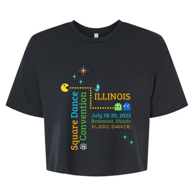 Ilsdc 2025 Square Dance Convention Bella+Canvas Jersey Crop Tee