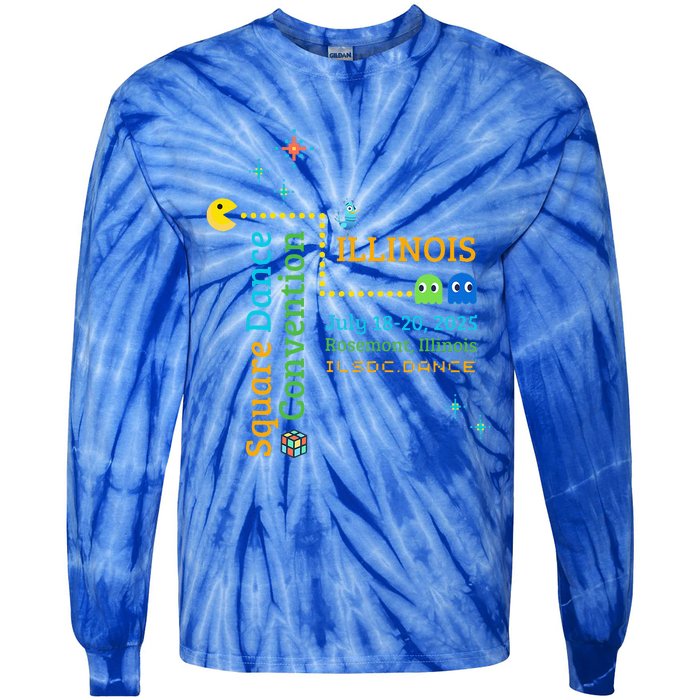 Ilsdc 2025 Square Dance Convention Tie-Dye Long Sleeve Shirt