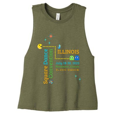 Ilsdc 2025 Square Dance Convention Women's Racerback Cropped Tank