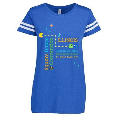 Ilsdc 2025 Square Dance Convention Enza Ladies Jersey Football T-Shirt