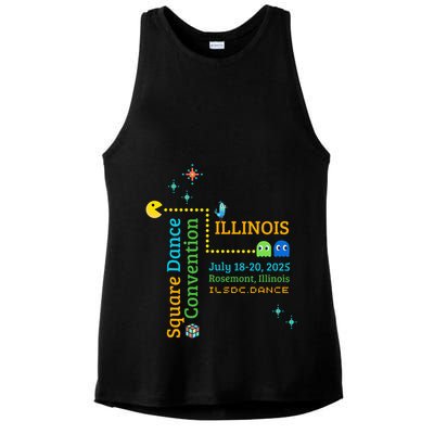 Ilsdc 2025 Square Dance Convention Ladies PosiCharge Tri-Blend Wicking Tank