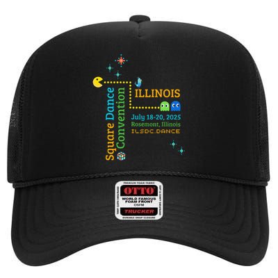 Ilsdc 2025 Square Dance Convention High Crown Mesh Back Trucker Hat