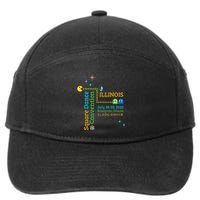Ilsdc 2025 Square Dance Convention 7-Panel Snapback Hat