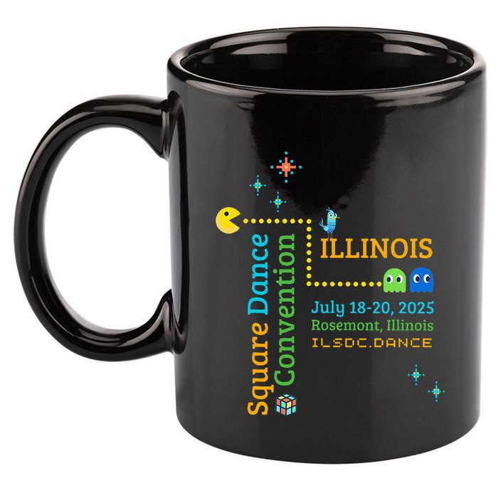 Ilsdc 2025 Square Dance Convention 11oz C Handle Ceramic Mug