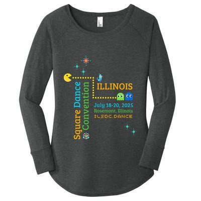 Ilsdc 2025 Square Dance Convention Women's Perfect Tri Tunic Long Sleeve Shirt