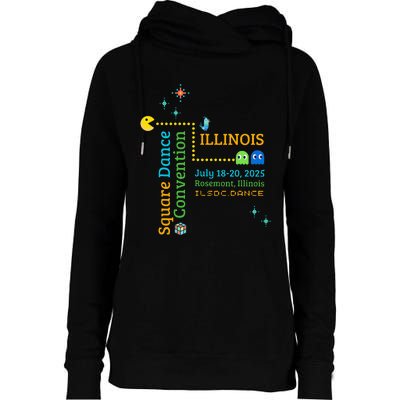 Ilsdc 2025 Square Dance Convention Womens Funnel Neck Pullover Hood