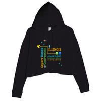Ilsdc 2025 Square Dance Convention Crop Fleece Hoodie