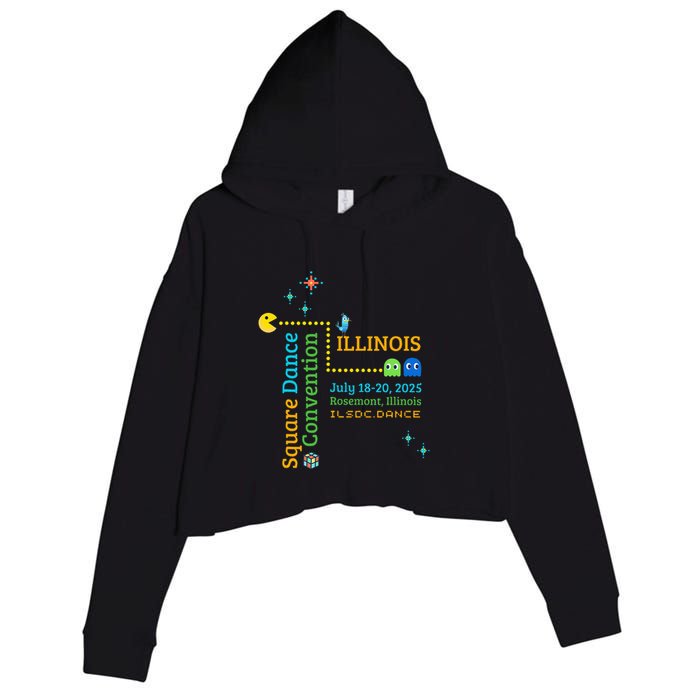 Ilsdc 2025 Square Dance Convention Crop Fleece Hoodie