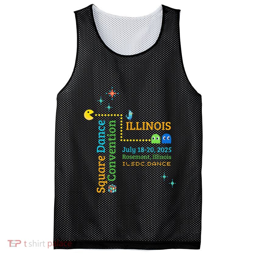 Ilsdc 2025 Square Dance Convention Mesh Reversible Basketball Jersey Tank