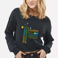 Ilsdc 2025 Square Dance Convention Cropped Pullover Crew