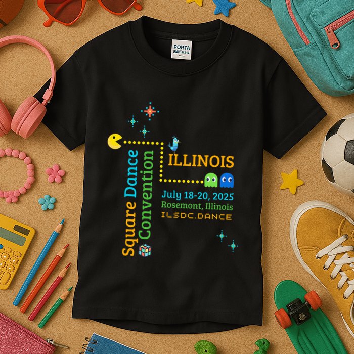 Ilsdc 2025 Square Dance Convention Kids T-Shirt