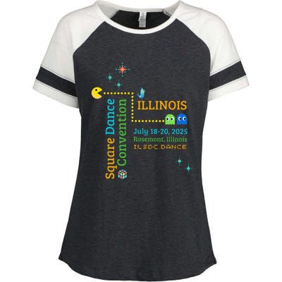 Ilsdc 2025 Square Dance Convention Enza Ladies Jersey Colorblock Tee