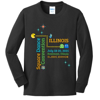 Ilsdc 2025 Square Dance Convention Kids Long Sleeve Shirt