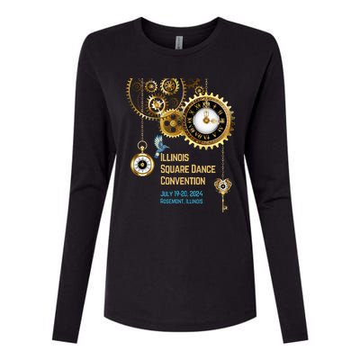 ILSDC 2024 Square Dance Convention Womens Cotton Relaxed Long Sleeve T-Shirt